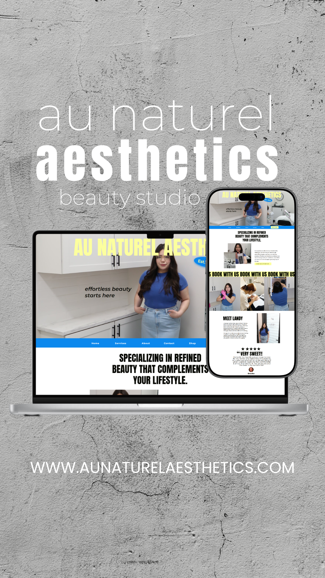 Showit Website Template for Lash Artists, Estheticians, Beauty Providers & Beauty Studios