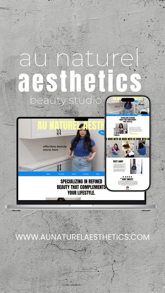 Showit Website Template for Lash Artists, Estheticians, Beauty Providers & Beauty Studios
